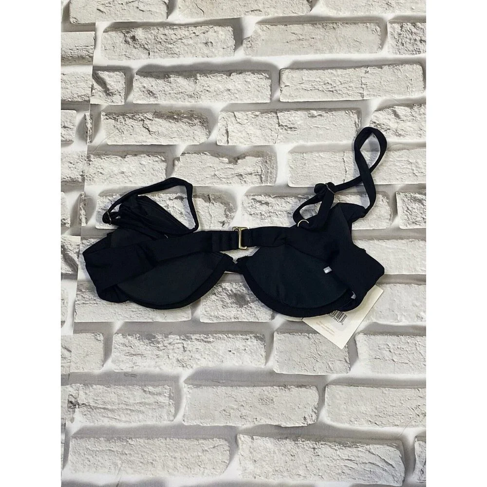 Andie‎ Swim Womens The Sicily Swimwear Top in Black Size XS